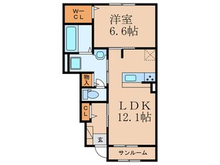 リーヴァTAOの物件間取画像